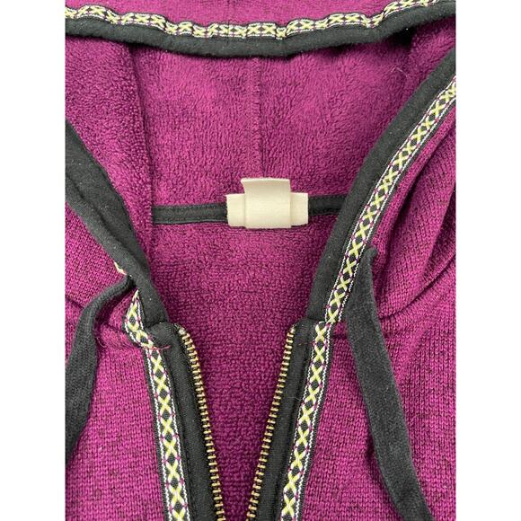 Mossimo Supply Co Purple Full Zip Hoodie Jacket Women’s Small S/P Fleece Lined - Picture 2 of 16